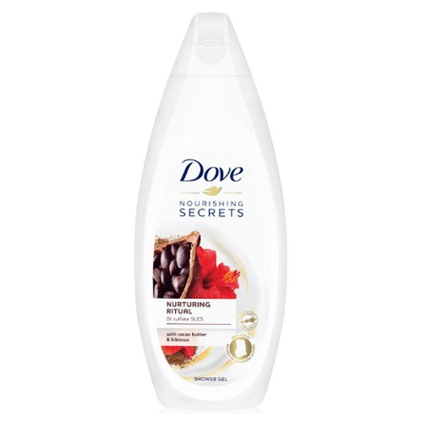 Dove spg Nurturing/cacao ibišek 250ml | Toaletní mycí prostředky - Sprchové gely - Dámské
